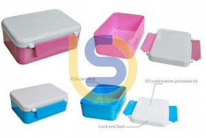 Sublimation Children's Lunch Box 3D Heat Press Vacuum Oven Transfer Print (2 colours)