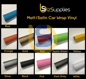 Matt/Satin Finish Car Wrap Vinyl Film - Bubble Free