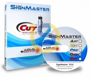 Sign Master Cut + ARMS for Windows with Contour Cutting feature Creation Cutter ONLY