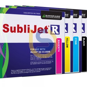 SUBLIJET-R Dye Sublimation Ink Cartridges For SUBLI-TRANS XPRES Ricoh Printer SG 3110DN / SG 7100DN Std Capacity