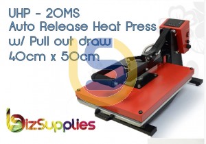 Auto Release Clamshell Flat Heat Press W50cm x D40cm