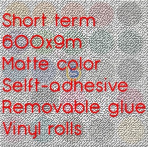 Short Term 1-2 Year High Value Calendared Sign Vinyl - MATTE - 610mm x 9m Roll