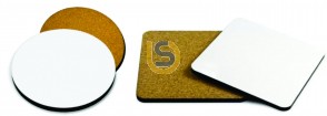 Bar Coasters for Dye Sublimation - Cork