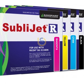SUBLIJET-R Dye Sublimation Ink Cartridges For SUBLI-TRANS XPRES Ricoh Printer SG 3110DN / SG 7100DN Std Capacity