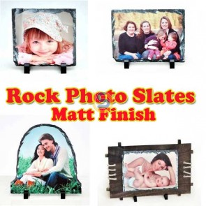 MATTE Rock Photo Slate / Frame for Dye Sublimation Printing